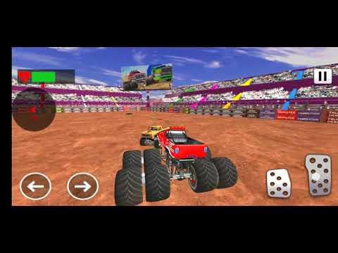 Monster Max Derby crash stunts new game (part 1) 010 game