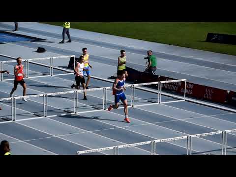 100m hurdle - Zach Matyáš - national record