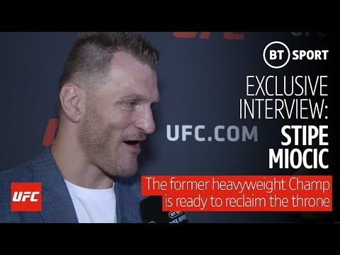 "I'm going to get back what's mine!" Stipe Miocic speaks about his rematch with Dan Cormier
