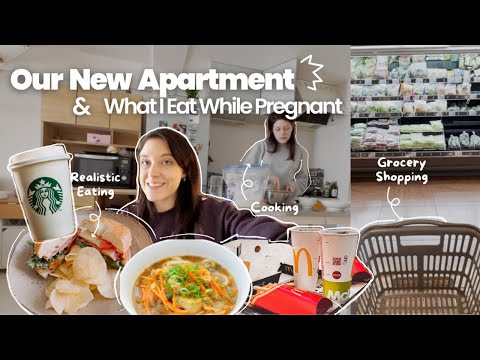 我們的新日本公寓和我在日本懷孕時一天吃什麼（現實）？ (Our NEW Japanese Apartment & What I Eat in a Day Pregnant in Japan (REALISTIC) ?)