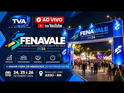 É HOJE! A TVA ESTÁ AO VIVO NA FENAVALE 2026!