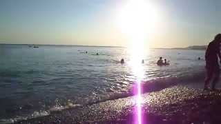 preview picture of video 'Закат на море в Агой июль 2014'