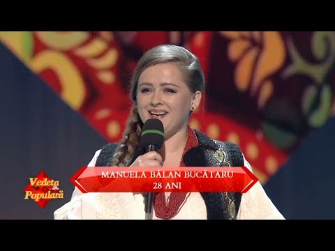 Manuela Bălan Bucătaru - Măi bădiță, măi Ilie (#VedetaPopulară)