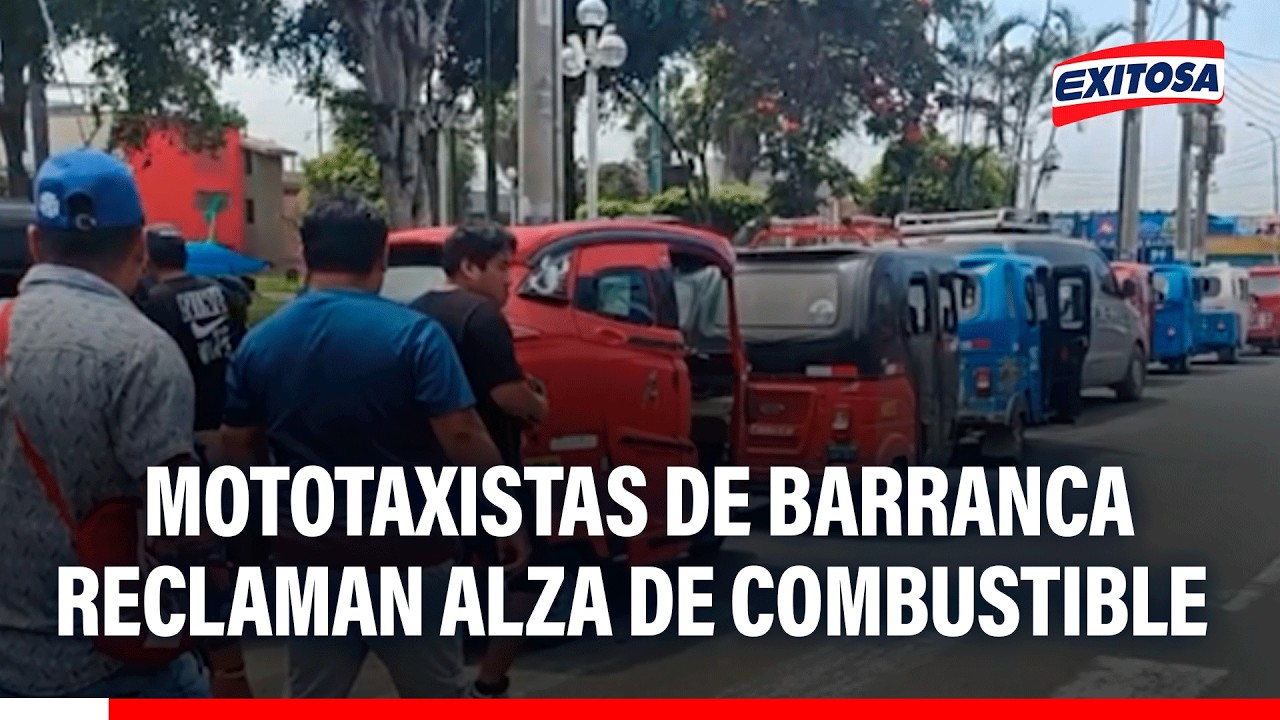 🔴🔵 Mototaxistas de Barranca exigen a las autoridades supervisión a los grifos