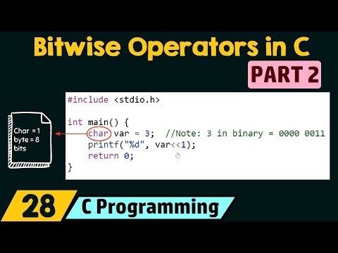 Bitwise Operators in C Part 2
