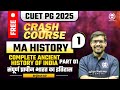 CUET PG 2025 MA History Free Crash Course Complete Ancient History Of India Part 01 Brijesh Sir