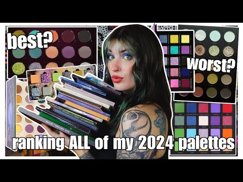 Ranking ALL Of The Palettes I've Tried So Far This Year!