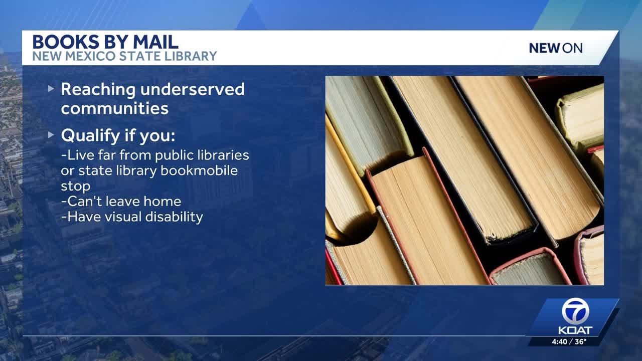 New Mexico State Library's 'Books by Mail' brings books to rural and homebound readers