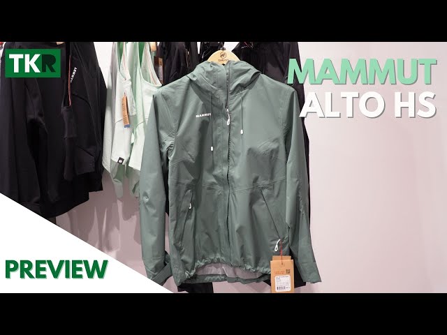 Vídeo relacionado con Mammut Chaqueta Hardshell para hombre, serie Alto Light, S, verde, con capucha, chaqueta funcional, de DRYtechnology 2.5 L, Woods, S