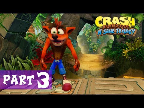 Crash Bandicoot N Sane Trilogy | Gameplay Walkthrough Part 3 - New area unlocked (PS4)