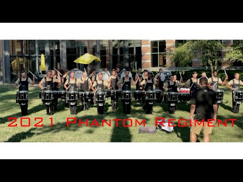 2021 Phantom Regiment Dubuque lot warm up