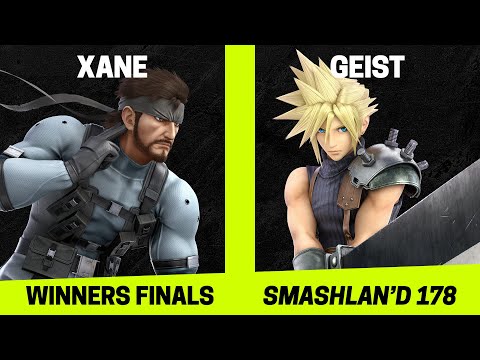 SmashLAN'd 178 Winners Finals - xane vs Geist - SSBU Smash Ultimate Tournament