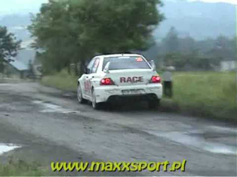 4 Rajd SUBARU - Kramarczyk/Trela - Mitsubishi Lancer EVO IX