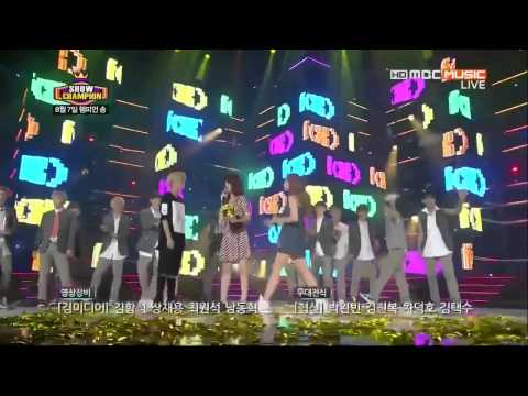 F(X) @Show Champion Ft. EXO  Encore Win