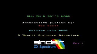 ZX Spectrum Vega Games - All in a day's work