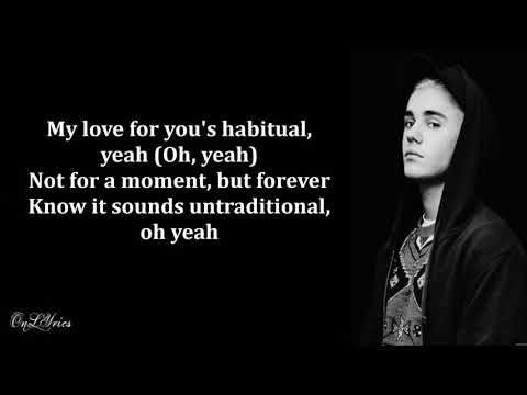 Justin Bieber - Habitual (Lyrics)