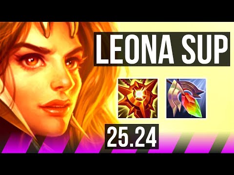 LEONA & Tristana vs MORGANA & Kai'Sa (SUP) | KR Master | 25.24