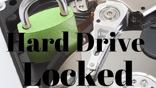 How To Lock And Unlock Hard Disk Password