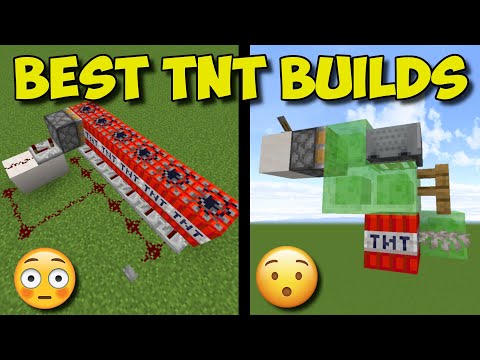 3 TNT Launchers That YOU HAVE TO BUILD!!!! -  Best TNT Cannons In Minecraft