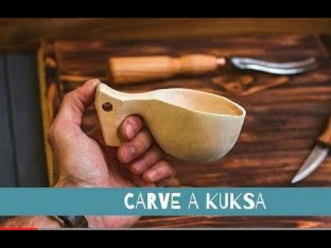 How to carve a kuksa cup, a wood carving project BeaverCraft UK