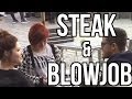 STEAK and BLOWJOB DAY MARCH 14TH PRANK.
