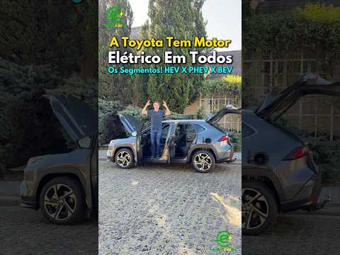 Não vai dar pra Fugir do Motor Elétrico! A Toyota Eletrificou todos os Segmentos!