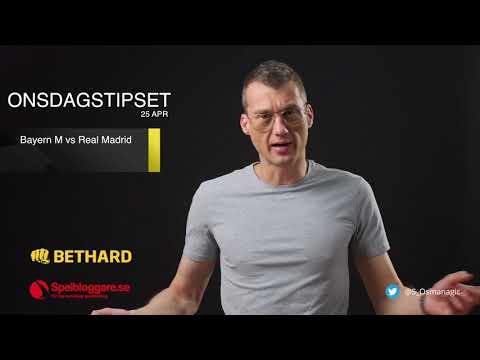 Speltips 25/4: Bayern München - Real Madrid