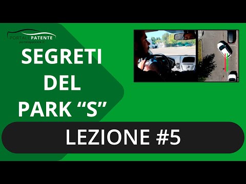 Parcheggio a S trucchi Lezione #5 - Tutorial scuola guida e punti di riferimento - Portale Patente