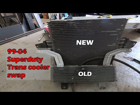 If you have a 99-04 Superduty, you need to do this!! Trans cooler swap