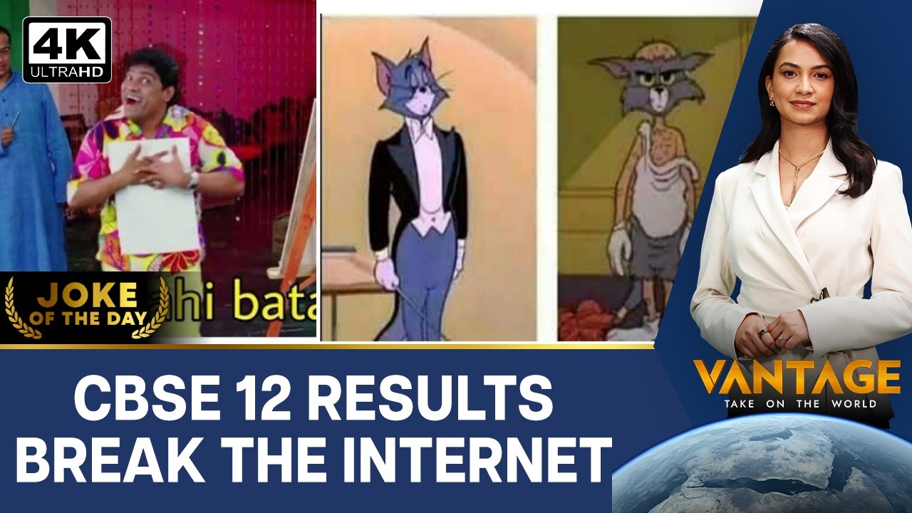 CBSE Class 12 Results 2026 Trigger Meme Fest Across India | Vantage on Firstpost | 4K