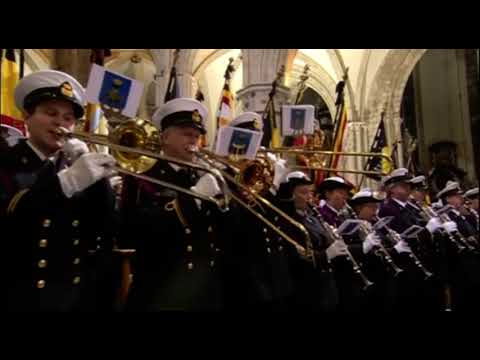 Funeral of Queen Fabiola of the Belgians : La Brabançonne (national anthem of Belgium)