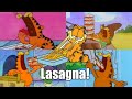 Garfield | Eating Lasagna Compilation