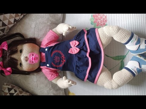 DIY - Bebê em Crochê Amigurumi Mya - PARTE 10 - Renda Extra