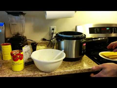 Lasagna in the Pressure Cooker, one pot meal, easily...