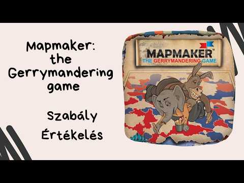 Hogyan nyerjünk választásokat? Mapmaker: the Gerrymandering Game játékbemutató és szabályismertető - Társasozz Okosan!