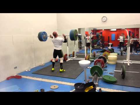 David Reay : 170kg Clean and Jerk PR