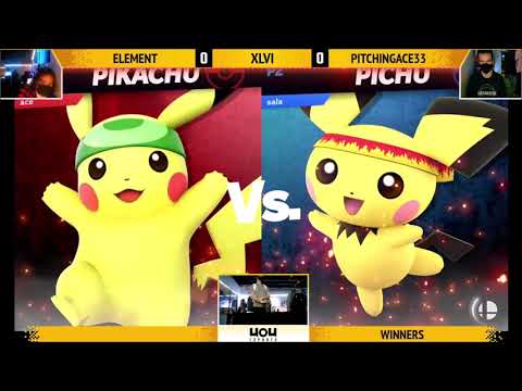 SSBU - 4o4 Ultimate Weekly XLVI - PitchingAce33 (Pikachu) vs VA| Element (Pichu) - Winners Round 2