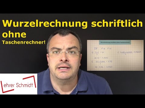 Root calculations in writing (without a calculator) | Mathematics | Lehrerschmidt