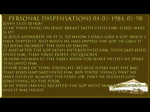 Personal Dispensations 01 07 1984  07 98