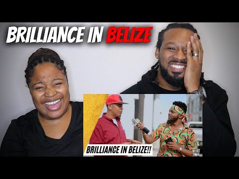 🇧🇿 American Couple Reacts "BRILLIANCE IN BELIZE!! THE PEOPLE BRIGHT!! | What Yuh Know- Belize"