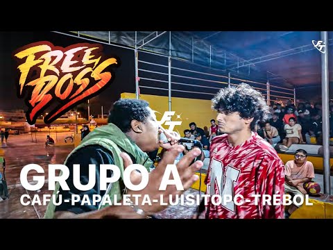 🔥 #CAFU vs. #PAPALETA vs. #TREBOL vs. #LUISITOPC | GRUPO A: FASE DE GRUPOS #FREEBOSS ♟️