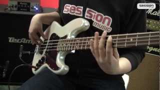 Video thumbnail for FENDER Blacktop Jazz Bass RW WCP by session