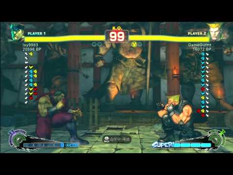 SSF4 Rank Match  Isy9983 (DI)  vs  GameOutttt (GU)