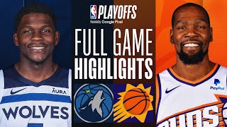 #3 TIMBERWOLVES at #6 SUNS | FULL GAME 3 HIGHLIGHTS | April 26, 2024