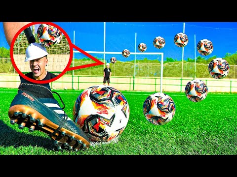 ⚽ PUNTERÍA EXTREMA 99% IMPOSIBLE 👷‍♂ Retos de Fútbol