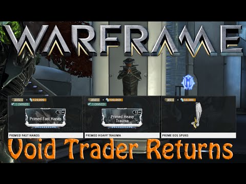 Warframe - Real Void Trader Returned (9th jan - 11th jan 2015)