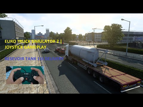 DAF XF 370 Reservoir Tank 11t | ETS 2 (Level 1) | joystick gameplay