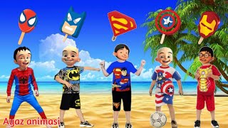Download lagu COOL..!!! UPIN IPIN AND KAWAN KAWAN EAT 5 ICE CREAM CHARACTERS TURNED INTO SUPERHEROES mp3