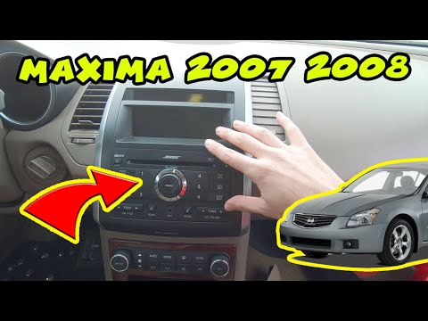 How to Remove the Bose Stereo Radio Of a Maxima 2007 2008 DIY