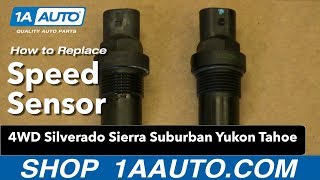 How to Replace Vehicle Speed Sensor 00-10 Chevy Suburban